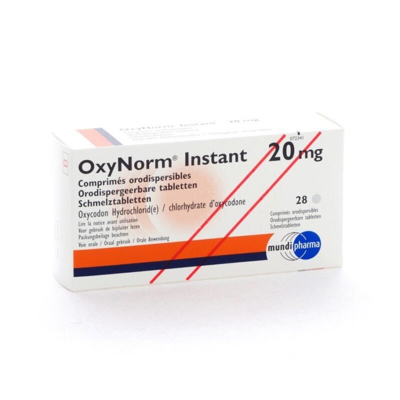 Oxynorm is een betrouwbare optie voor snelle en effectieve pijnverlichting wanneer standaard pijnstillers onvoldoende effect hebben. De directe afgifte zorgt voor een snelle werking, waardoor gebruikers met minimale vertraging hun comfort en functionaliteit terugkrijgen.