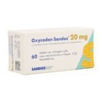Oxycodon 20mg sandoz verlengde afgifte 60