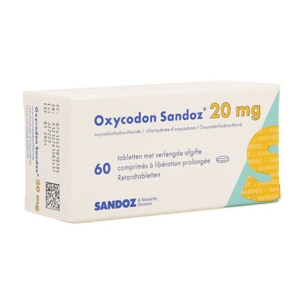 Oxycodon 20mg sandoz verlengde afgifte 60
