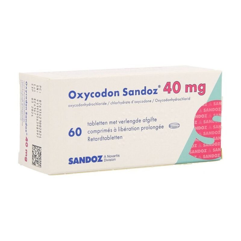 Oxycodon 40mg sandoz verlengde afgifte 60