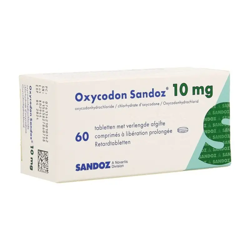 Oxycodon 10mg sandoz verlengde afgifte 60