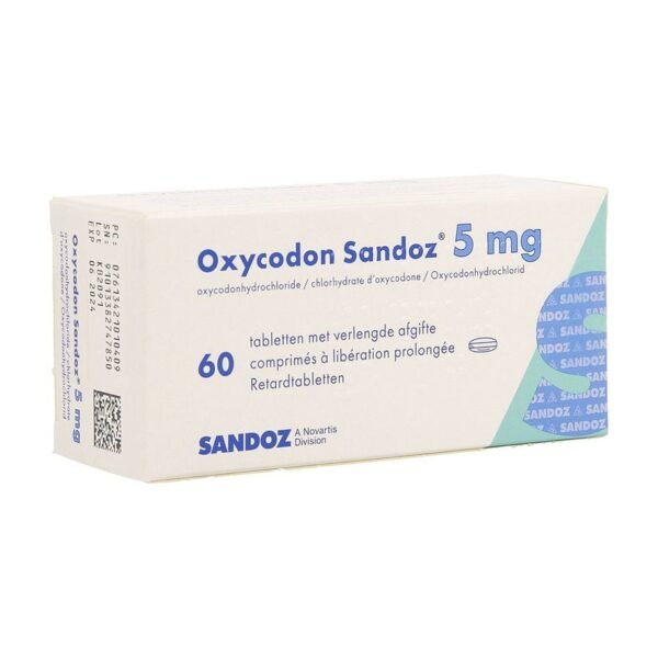 Oxycodon 5mg sandoz verlengde afgifte 60
